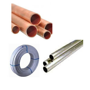 Dunwandig cv buis, koper buis, Wicu buis, leiding isolatie