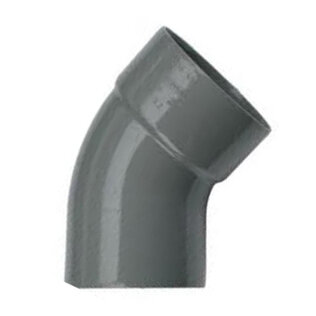 PVC Bochten 1 x lijm mof x spie