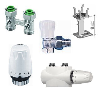 Radiator aansluit materialen