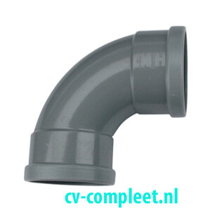 PVC Bochten 2 x mof manchet verbinding