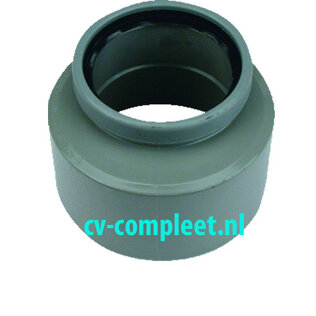 PVC inzet verloop 1 x manchet/spie