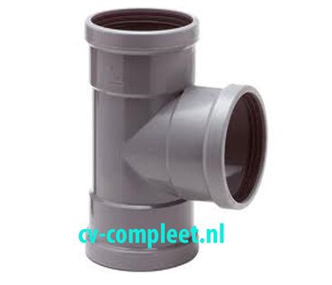 PVC manchet T Stuk 3 x mof 90°