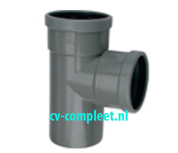 PVC manchet T-Stuk 2 x mof x spie 90°