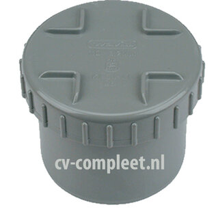 PVC Eindstuk met schroefdeksel