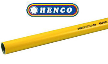 Henco Alupex buis voor GAS kleur geel