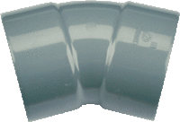 Pvc bocht 125 mm 30&deg; - 2 x lijm mof