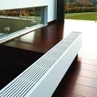 Jaga Mini Vrijstaand Convector Type 06 - 1100 x 80 x 280 mm (lxdxh) 627 watt kleur Ral 9016