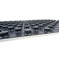 Noppenplaat vloerisolatie 100 x 100 cm 35/53 mm hoogte - per 10 stuks (1 M2 per plaat)