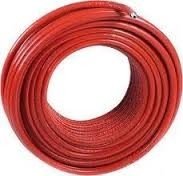 Uponor Uni pipe PLUS 20 x 2,25 mm in rode isolatie mantel 4 mm lengte rol &aacute; 100 meter
