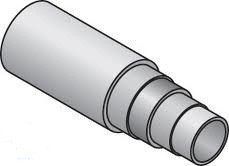 Uponor Uni pipe PLUS 16 x 2 mm in rode isolatie mantel 4 mm lengte rol &aacute; 100 meter