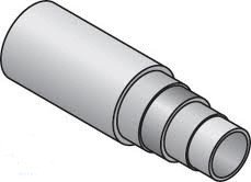 Uponor Uni Pipe Plus 20 x 2,25 mm in rode mantelbuis - lengte per meter