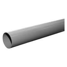 PVC Hemelwaterafvoerbuis grijs 80 mm lengte 5.55 meter