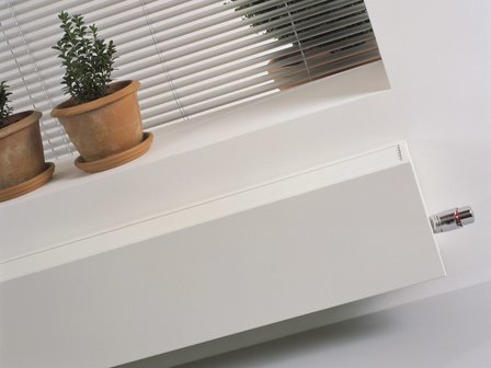 Jaga Mini Wandconvector Type 21 - 600 x 230 x 280 mm (lxbxh) 1127 watt kleur Ral 9016