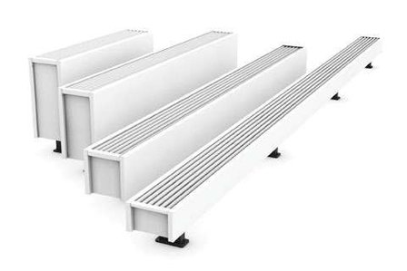 Jaga Mini Vrijstaand Convector Type 21 - 1800 x 230 x 280 mm (lxbxh) 3382 watt kleur Ral 9016