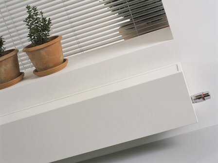 Jaga Mini Wandconvector Type 21 - 1200 x 230 x 280 mm (lxbxh) 2255 watt kleur Ral 9016