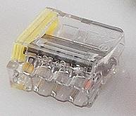 Transparante mini lasklem 4 voudig - doos &aacute; 50 stuks