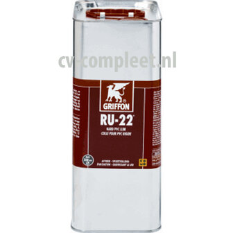 RU-22 pvc afvoerlijm, bus &aacute; 5 liter