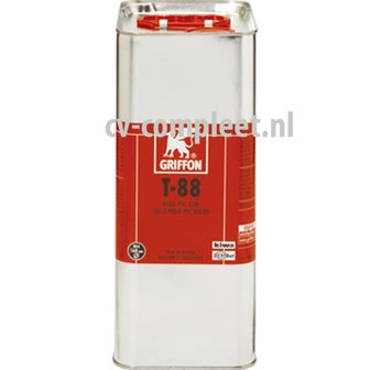 T-88 pvc lijm, kiwa keur, bus &aacute; 5 liter