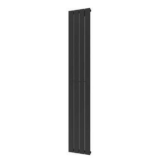 Plieger Cavallino Retto 1800 x 298 mm (614 watt) kleur zwart middenonder aansluiting