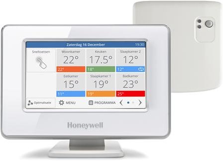 Honeywell Evohome Wifi pakket aan/uit inclusief tafelstandaard  - ATP921R3100