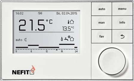 Nefit Moduline 3000 modulerende klokthermostaat 