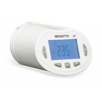 Watts Vision programmeerbare thermostaatknop BT-THR02 RF inclusief adapter M30x1,5 en M28x1,5 per stuk (900006681)