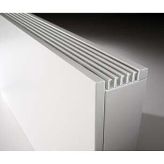 Jaga Strada Wand convector 500 x 500 x 85 mm (hxlxd) Type 06 - 474 watt (75x65x20&iexcl;C) kleur zandstraal grijs