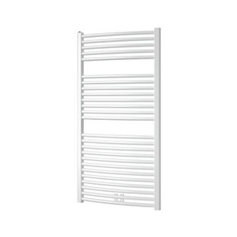 Plieger Palmyra design handdoek radiator 1175 x 600 kleur Antraciet Metalic (689 watt)