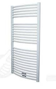 Plieger Palmyra design handdoek radiator 1175 x 600 kleur wit (681 watt) gebogen