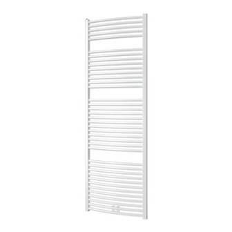 Plieger Palmyra design handdoek radiator 1175 x 600 kleur antraciet metalic (689 watt) gebogen