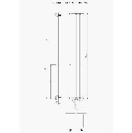 Plieger Cavallino Retto enkel 2000 x 450 mm (999 watt) kleur zwart grafiet (black graphite) middenonder aansluiting