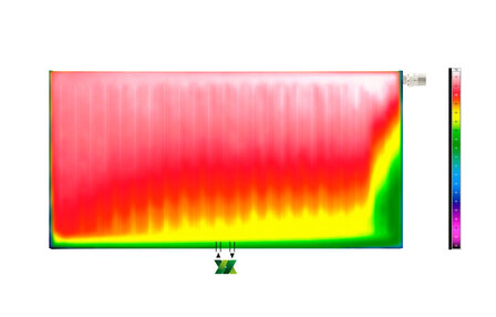 Radson E Flow Integra 500 x 450 type 11 rechts (384 watt)