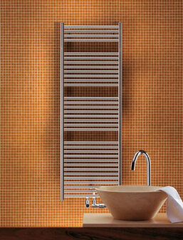 Zehnder Toga handdoekradiator 1436 x 500 (729 watt)  kleur wit Ral 9016