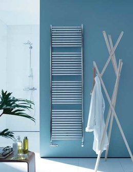 Zehnder Toga handdoekradiator 1436 x 600 (610 watt)  kleur Chroom