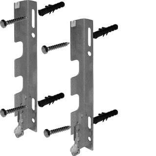 Wandbeugels set  2 stuks voor radiatoren 900 hoog inclusief bouten en pluggen