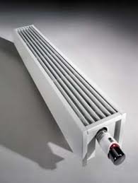 Jaga Mini Vrijstaande convector Type 06 - 2400 x 80 x 230 mm (lxdxh) 1186 watt kleur Ral 9016