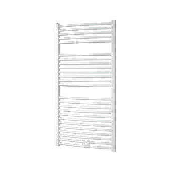 Plieger Palmyra design handdoek radiator 1175 x 600 kleur Zwart (689 watt)