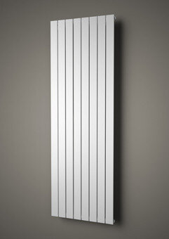 Plieger Cavallino Retto 2000 x 298 mm (666 watt) kleur wit structuur middenonder aansluiting