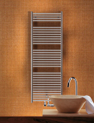 Zehnder Toga handdoekradiator 1436 x 600 (871 watt)  kleur wit Ral 9016