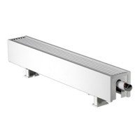 Jaga Mini Vrijstaand Convector Type 09 - 900 x 130 x 80 mm (lxbxh) 383 watt kleur Ral 9016