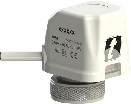 Thermrad elektro thermische motor, 230 volt NC2, geschikt voor M30x1,5