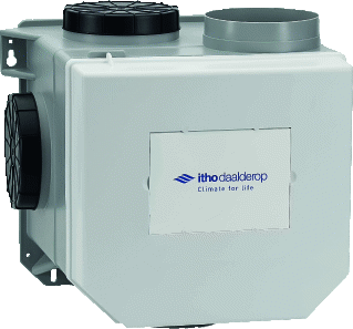 Itho Daalderop CVE S ECO RFT SE Perilex woonhuisventilator met randaarde steker
