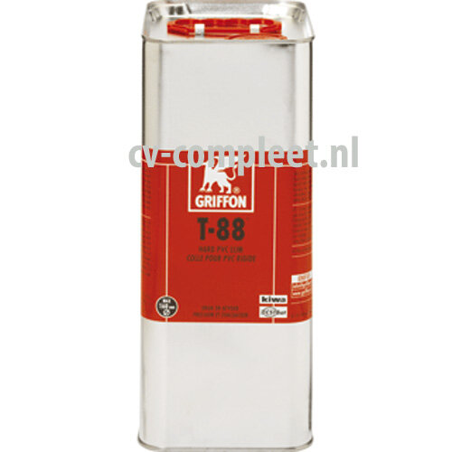 T-88 pvc lijm, kiwa keur, bus &aacute; 5 liter