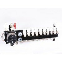 Top-Flow vloerverwarming verdeler 10 groepen met energiezuinige pomp