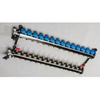 TOP-Flow RVS verdeler 14 groepen zonderpomp