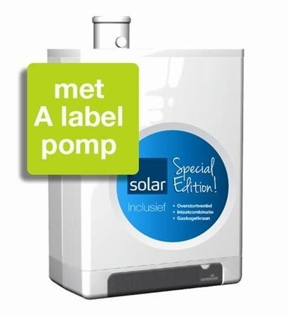 Intergas Kombi HRE 36/30 Plus CW5 gaswand combiketel, A-Label pomp, 