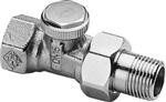 Heimeier voetventiel 1/2&quot; recht