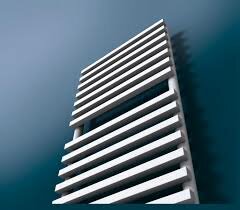 Vasco BATHLINE BC handdoekradiator 600 x 1825 (bxh) (1098 watt 75/65)  kleur 0301 Antracithe January