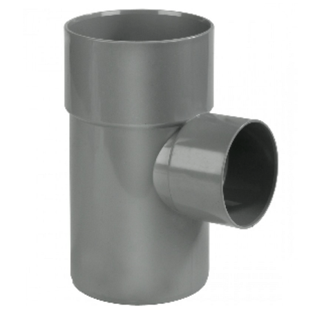 PVC lijm T Stuk 125 x 40 mm 90° 2 x mof/spie