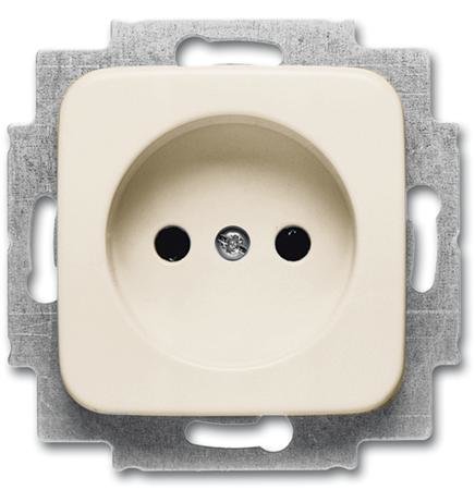 Busch-Jaeger WCD - zonder aarde - enkelvoudig - kleur crÃ©me - BJ 2300 UC-212